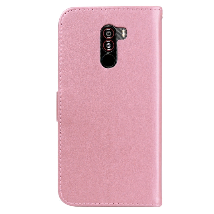 Rose Embossed Horizontal Flip PU Leather Case for Xiaomi Pocophone F1 , with Holder & Card Slots & Wallet, For Poco F1, For Xiaomi Poco F1