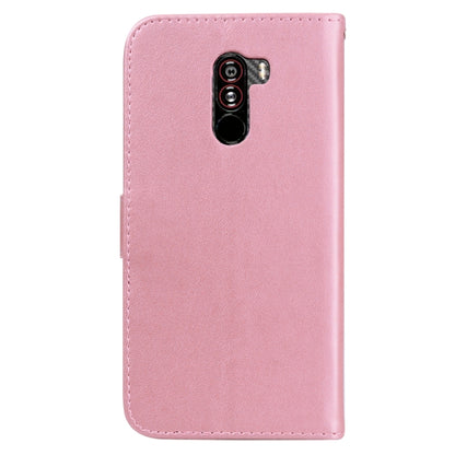 Rose Embossed Horizontal Flip PU Leather Case for Xiaomi Pocophone F1 , with Holder & Card Slots & Wallet, For Poco F1, For Xiaomi Poco F1