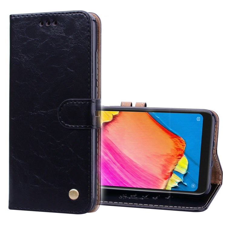 Business Style Oil Wax Texture Horizontal Flip Leather Case for Xiaomi Redmi Note 6 Pro, with Holder & Card Slots & Wallet, For Xiaomi Redmi Note 6 Pro