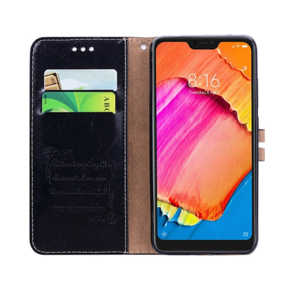 Business Style Oil Wax Texture Horizontal Flip Leather Case for Xiaomi Redmi Note 6 Pro, with Holder & Card Slots & Wallet, For Xiaomi Redmi Note 6 Pro
