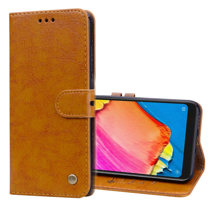 Business Style Oil Wax Texture Horizontal Flip Leather Case for Xiaomi Redmi Note 6 Pro, with Holder & Card Slots & Wallet, For Xiaomi Redmi Note 6 Pro