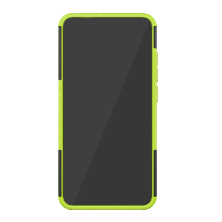 Shockproof  PC + TPU Tire Pattern Case for Xiaomi Mi 8 Lite, with Holder, For Xiaomi Mi 8 Lite