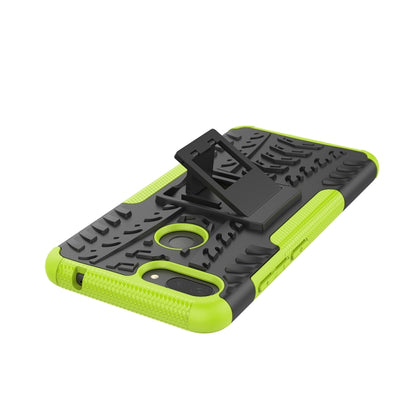Shockproof  PC + TPU Tire Pattern Case for Xiaomi Mi 8 Lite, with Holder, For Xiaomi Mi 8 Lite