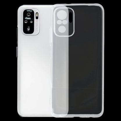 For Xiaomi Redmi Note 10 0.75mm Ultra-thin Transparent TPU Soft Protective Case, For Xiaomi Redmi Note 10
