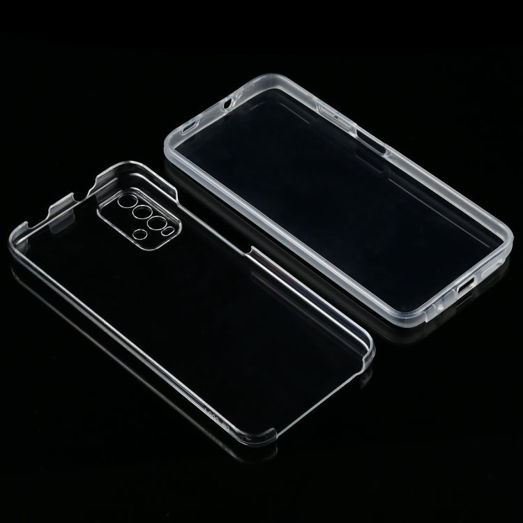 For Xiaomi Redmi Note 9 4G PC+TPU Ultra-Thin Double-Sided All-Inclusive Transparent Mobile Phone Case, For Xiaomi Redmi Note 9 4G