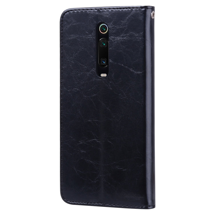 Business Style Oil Wax Texture Horizontal Flip Leather Case for Xiaomi Redmi K20 / K20 Pro, with Holder & Card Slots & Wallet, For Xiaomi Redmi K20 / K20 Pro