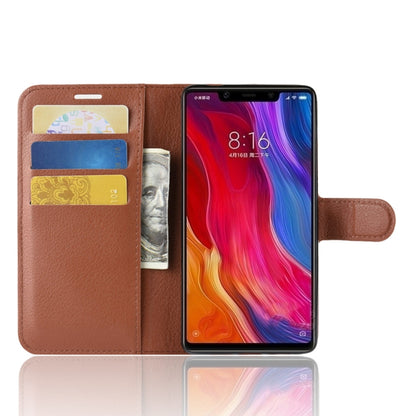 Litchi Texture Horizontal Flip Leather Case for Xiaomi Mi 8 SE, with Wallet & Holder & Card Slots, For Mi 8 SE, For Xiaomi Mi 8 SE