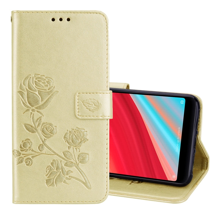 Rose Embossed Horizontal Flip Environmental PU Leather Case for Xiaomi Redmi S2, with Holder & Card Slots & Wallet, For Xiaomi Redmi S2, For S2
