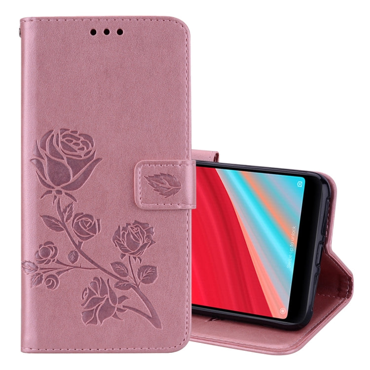 Rose Embossed Horizontal Flip Environmental PU Leather Case for Xiaomi Redmi S2, with Holder & Card Slots & Wallet, For Xiaomi Redmi S2, For S2