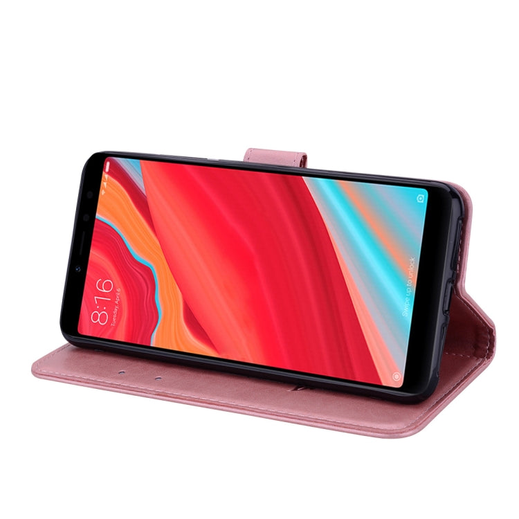 Rose Embossed Horizontal Flip Environmental PU Leather Case for Xiaomi Redmi S2, with Holder & Card Slots & Wallet, For Xiaomi Redmi S2, For S2