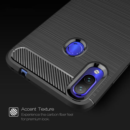Brushed Texture Carbon Fiber TPU Case for Xiaomi Redmi Note 7 / Redmi Note 7 Pro, For Redmi Note 7, Xiaomi Redmi Note 7