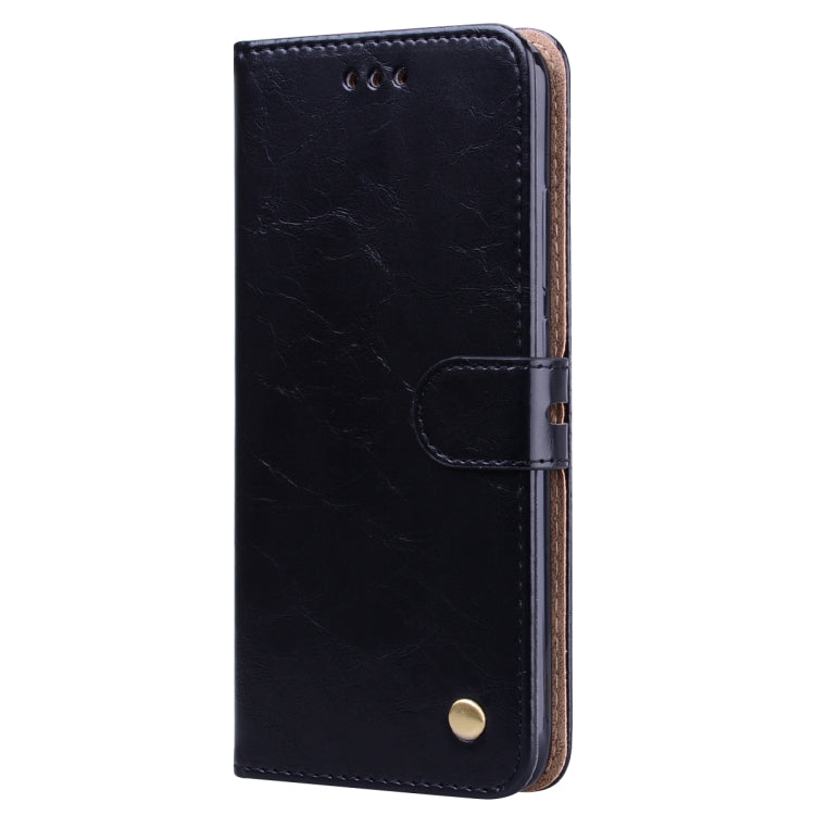 Business Style Oil Wax Texture Horizontal Flip Leather Case for Xiaomi Redmi Note7, with Holder & Card Slots & Wallet, For Xiaomi Redmi Note7