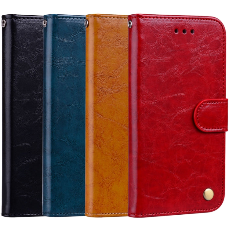 Business Style Oil Wax Texture Horizontal Flip Leather Case for Xiaomi Redmi Note7, with Holder & Card Slots & Wallet, For Xiaomi Redmi Note7
